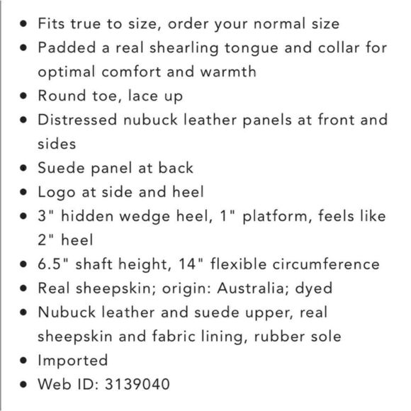 Sorel Joan of Arctic Wedge II Sherpa Tie Boots - 8 Camel - Picture 16 of 16